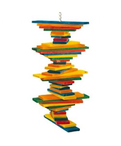 Pharaon Tower Twist Large Parrot Toy, African Greys, Macaws